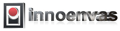 Logotipo de la empresa INNOENVAS, fabricantes de encapsuladoras automaticas para todo tipo de capsulas compatibles